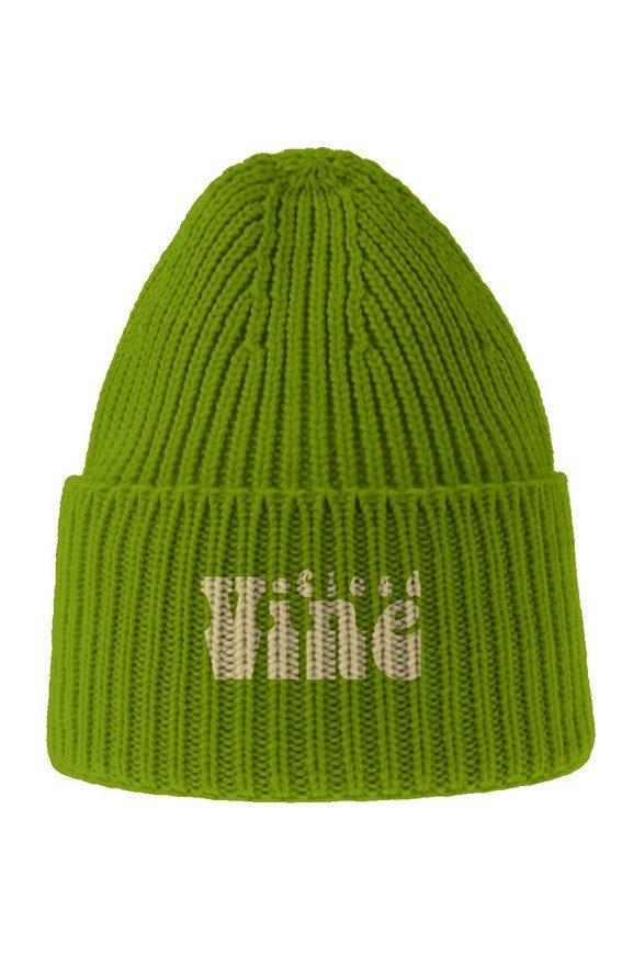 Chunky Rib Knit Beanie - Cloud Vine