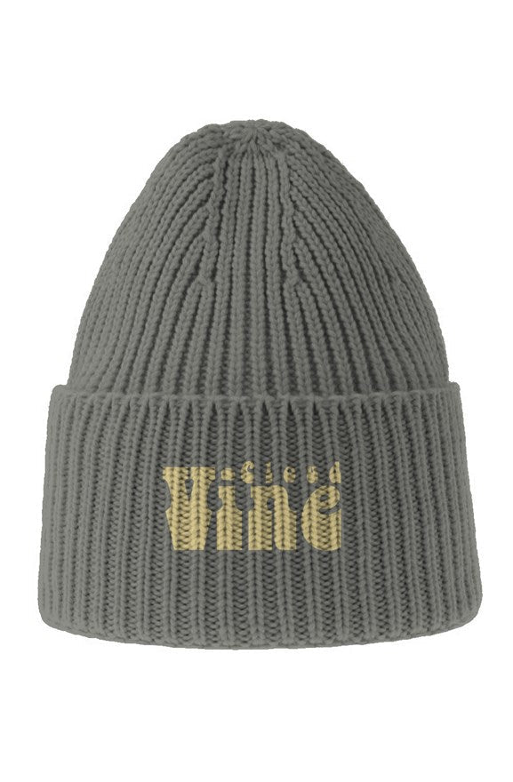 Chunky Rib Knit Beanie - Cloud Vine