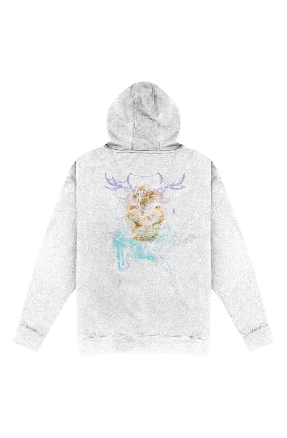 Deteriorated Skull Hoodie - Cloud Vine