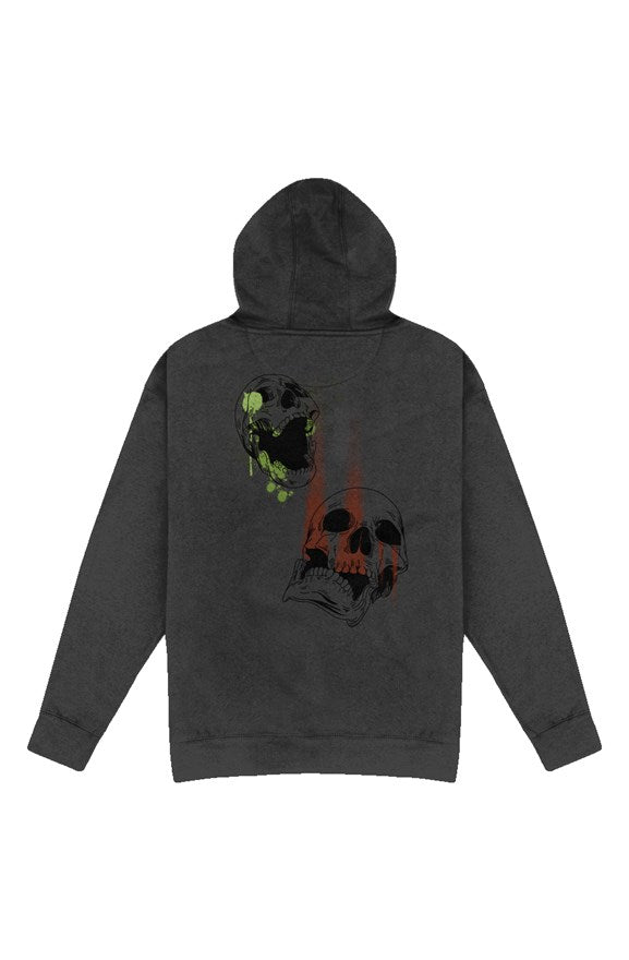 Drowning Skulls Hoodie - Cloud Vine