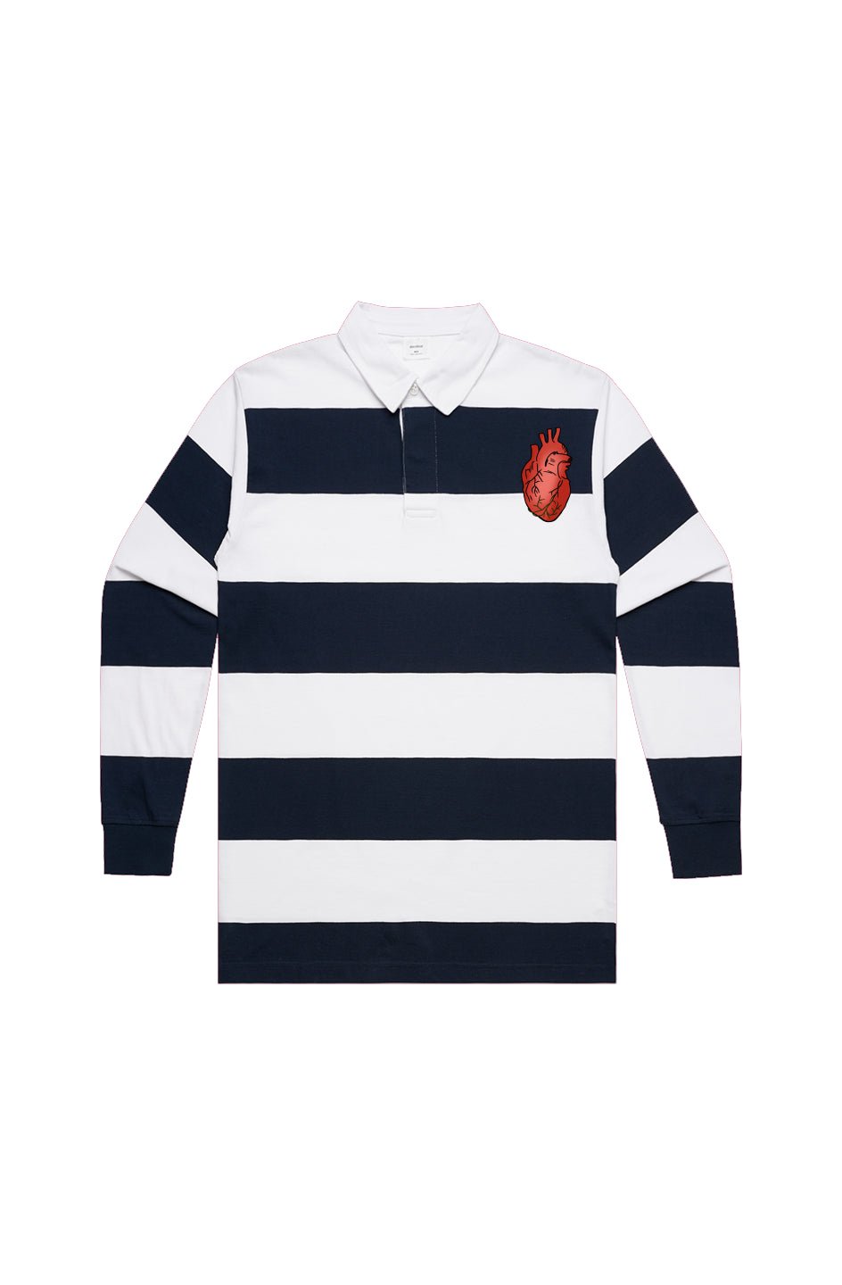 Heart Striped Jersey - Cloud Vine