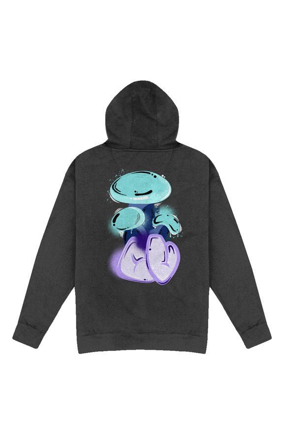 Mushroom Garden Hoodie - Cloud Vine